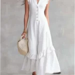 Summer New Style Elegant Minimalist Sleeveless Dress for Women