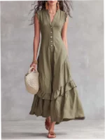 Summer New Style Elegant Minimalist Sleeveless Dress for Women - Image 6